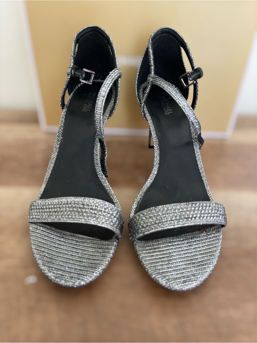 Michae Kors Sandal Glitter heel Size 10 - Picture 2 of 7